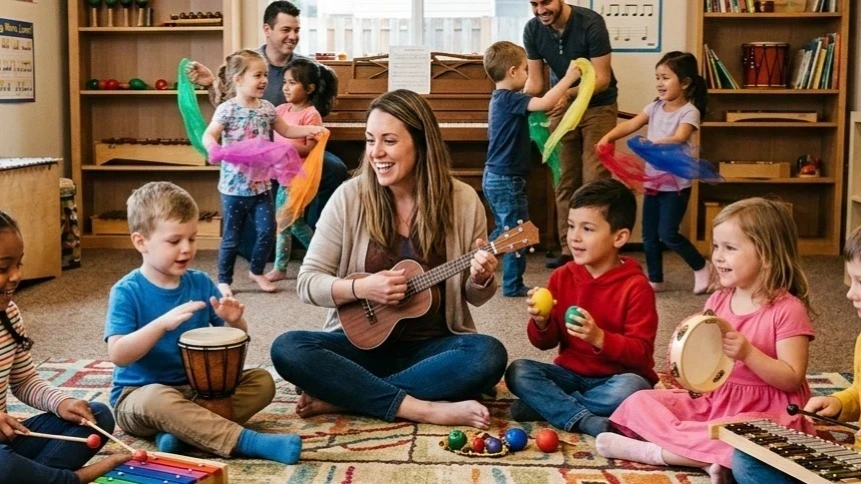 As Melhores Atividades Musicais para Crianças Pequenas
