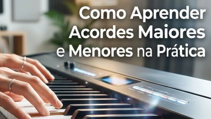 Como Aprender os Acordes Maiores e Menores na Prática