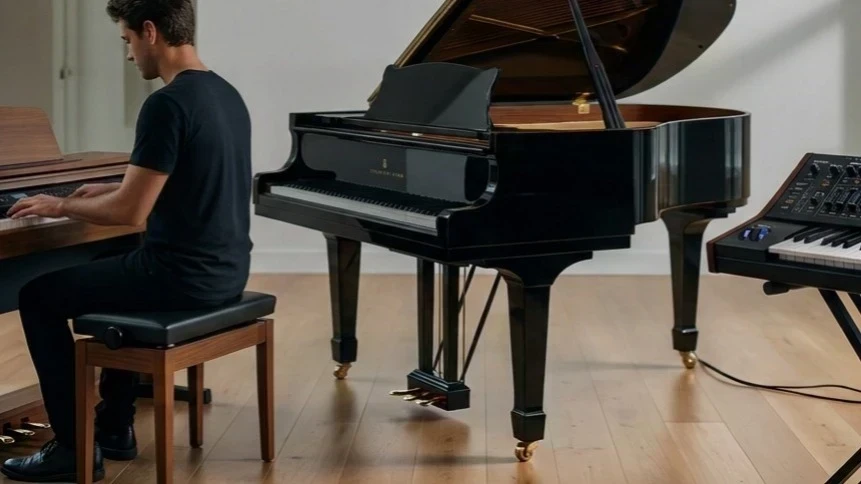 Diferenças Entre Piano Acústico, Piano Digital e Teclado