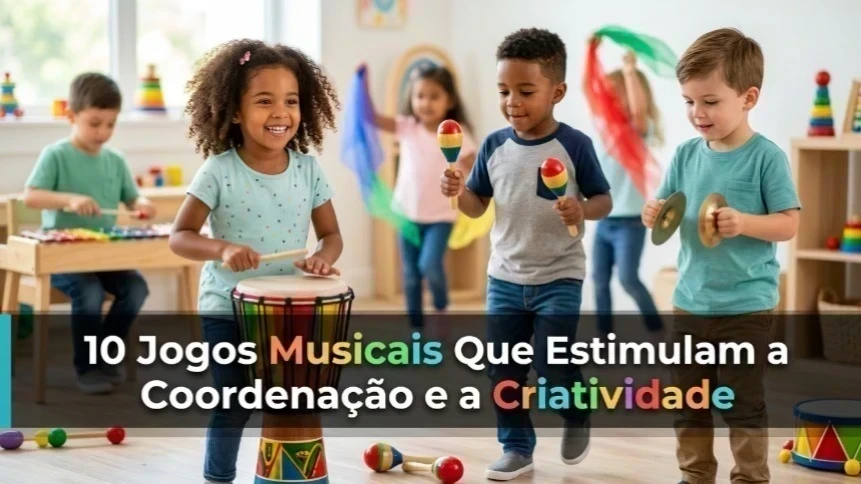 10 Brincadeiras Musicais que Estimulam a Coordenação